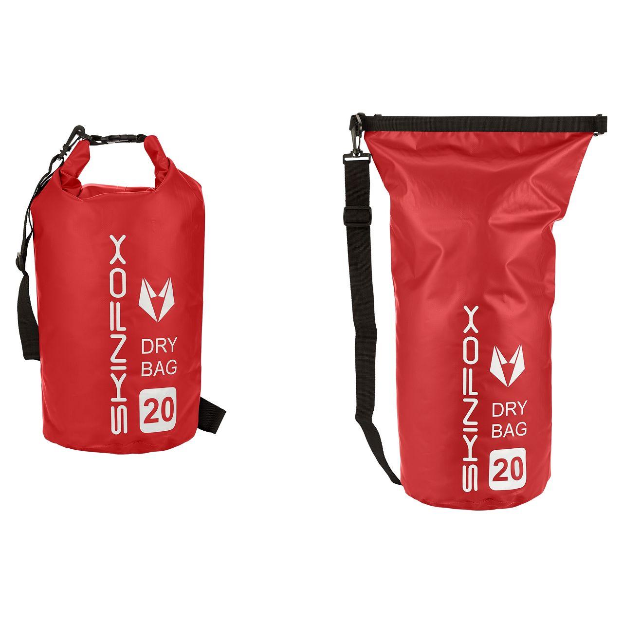 SKINFOX DryBag wasserdichte SUP Tasche in ROT - Farbe: Rot - Groesse: 20